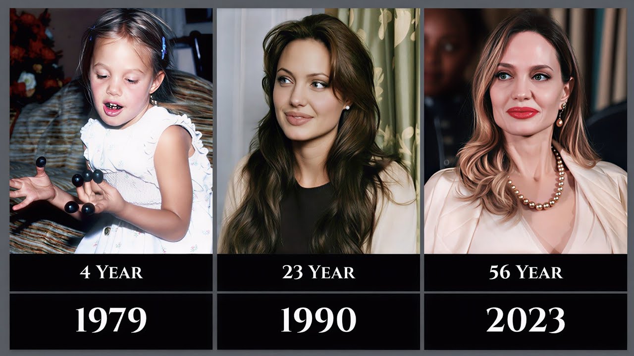Angelina Jolie Transformation (1- 58 Years Old) | See How Much She Changed!