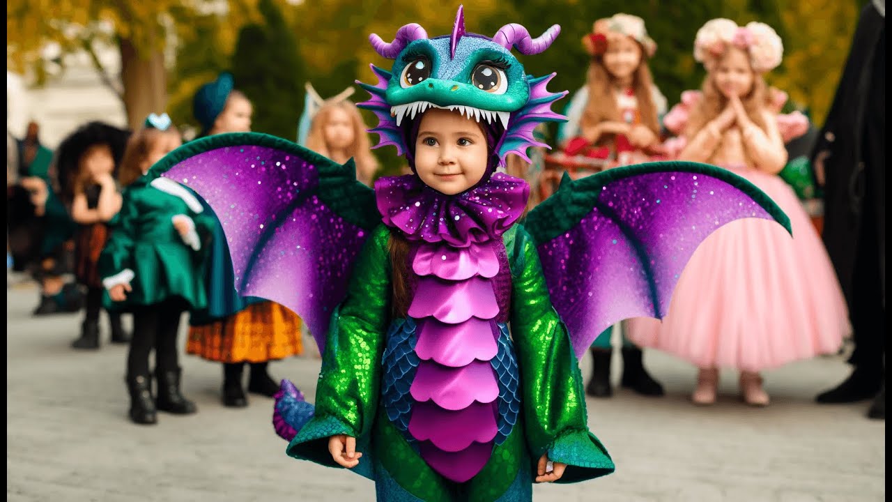 🐉 NICENICY Electric Dragon Wings for Kids 🐉 | Best Dragon Costume for Girls 👧