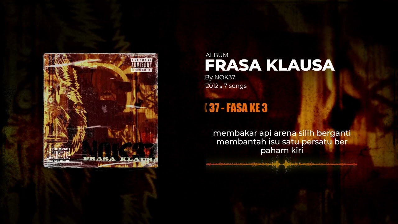 03. NOK37 -  FASA KE 3 (OFFICIAL LYRIC VIDEO)