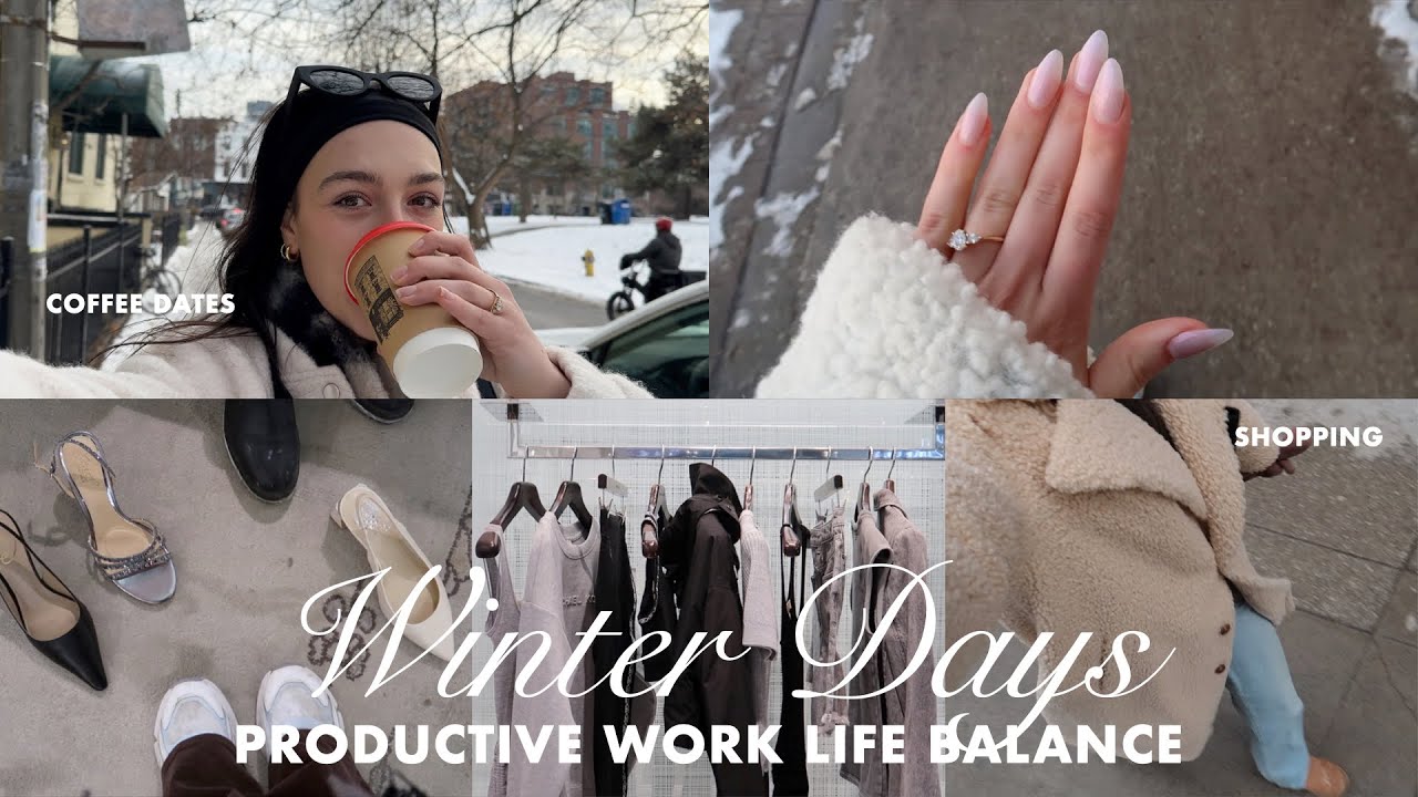 FEW DAYS VLOG: new nails, shopping day, balancing wellness and work, productive days & wedding chats