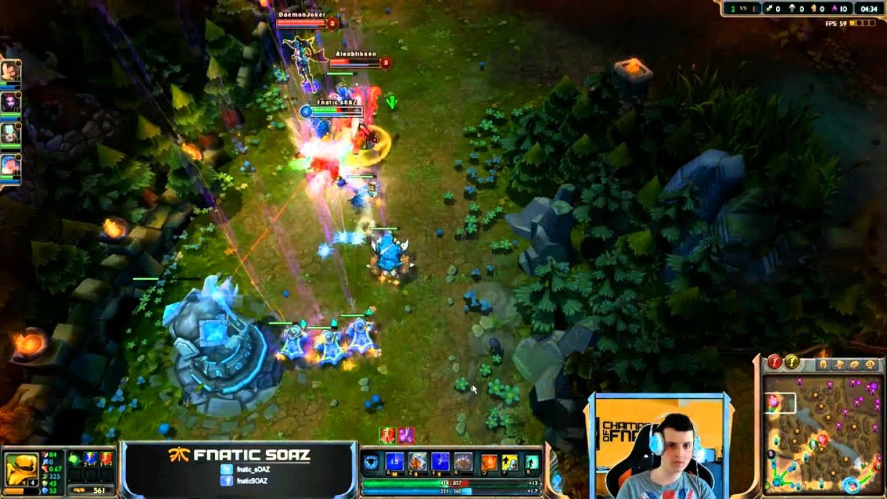 Soaz Blitzcrank 1v3 at High Elo