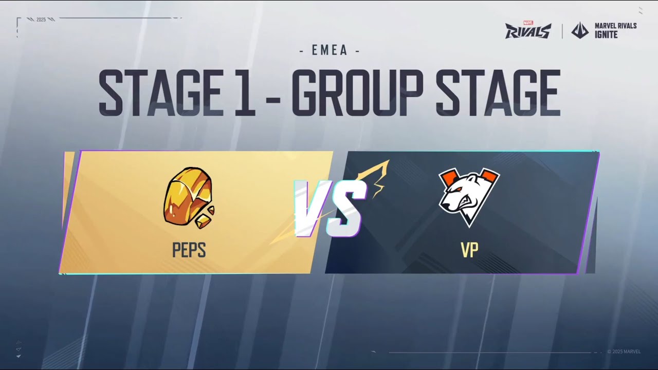 Team Peps vs Virtus Pro | Marvel Rivals Ignite EMEA Stage 1 - Group Stage Week 2 Day 2