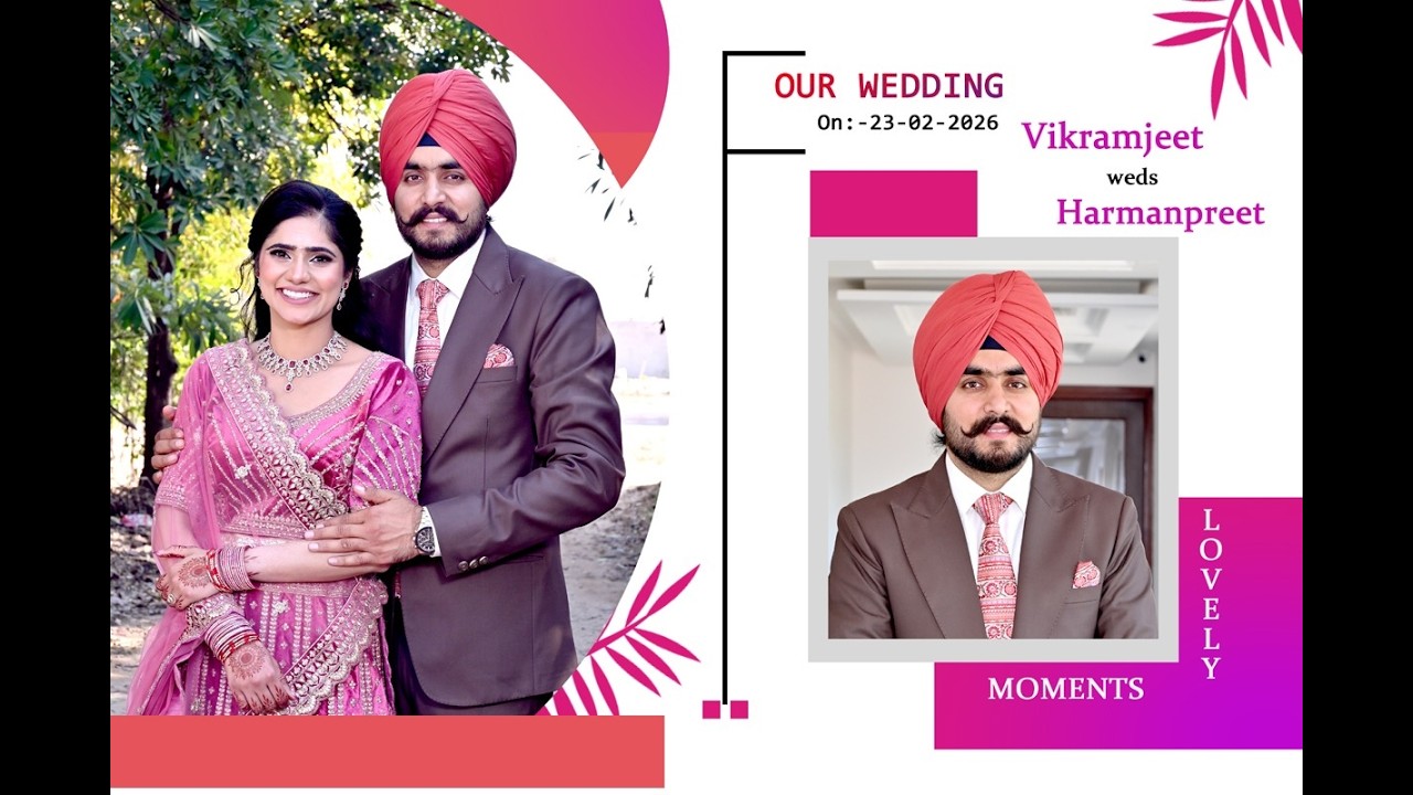 🔴 Live 4k Wedding Vikramjeet 💕 Harmanpreet Any Query Rana Photography M.C Road Banur +91 86994 11549