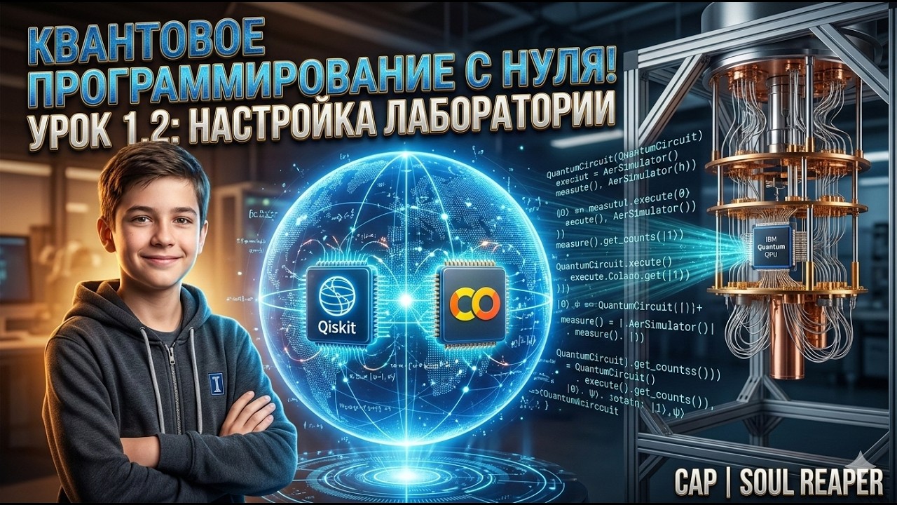 Квантовое программирование с нуля: Настройка лаборатории Qiskit и Google Colab | Урок 1.2