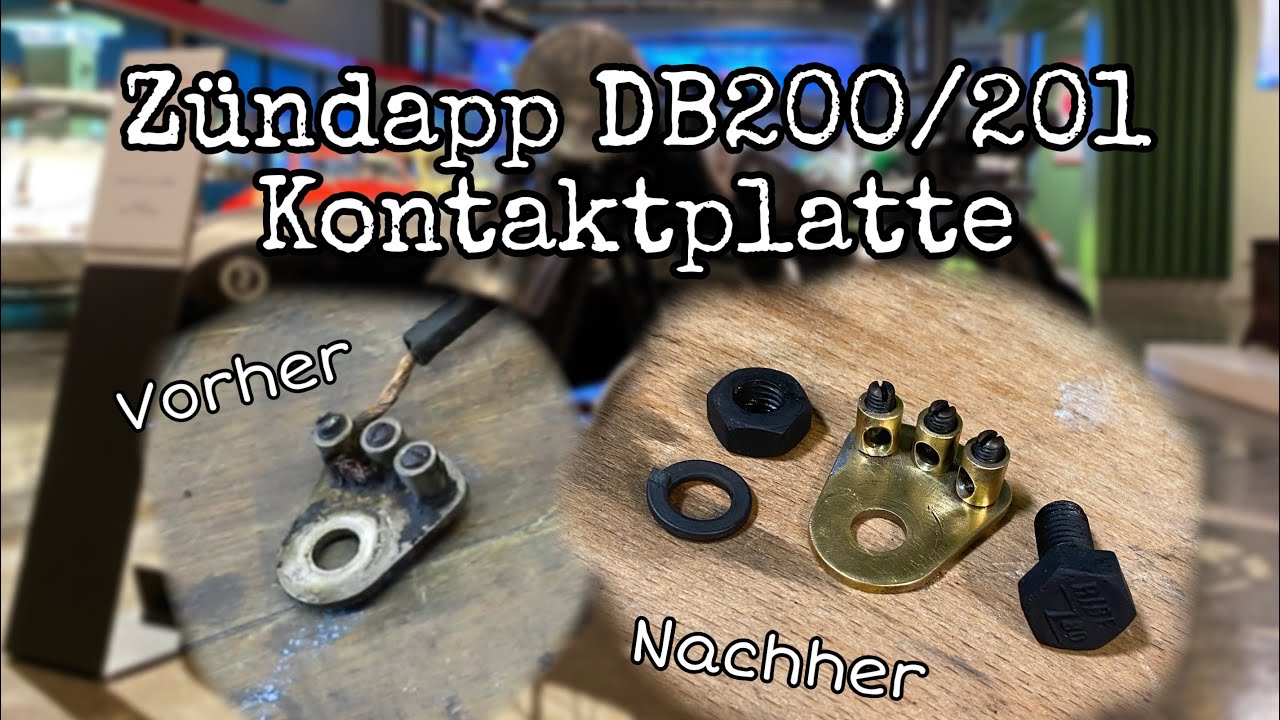 Zündapp DB200/201 Kontaktplatte | Zündapp DB200 1936 Wehrmacht