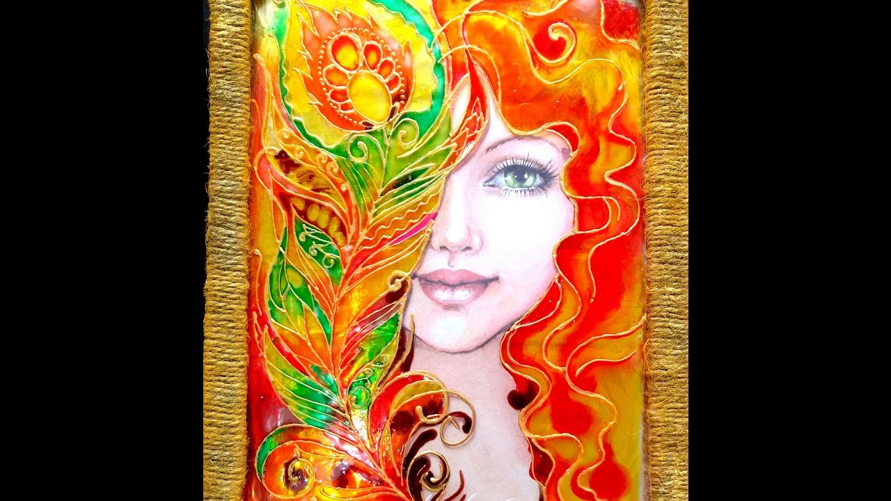 Framing A Glass Painting at Home