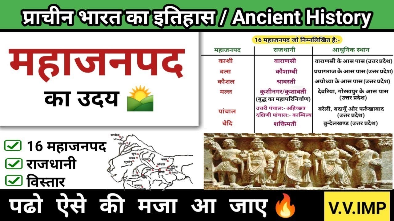 महाजनपद काल | mahajanpad kal history | 16महाजनपद की राजधानी |