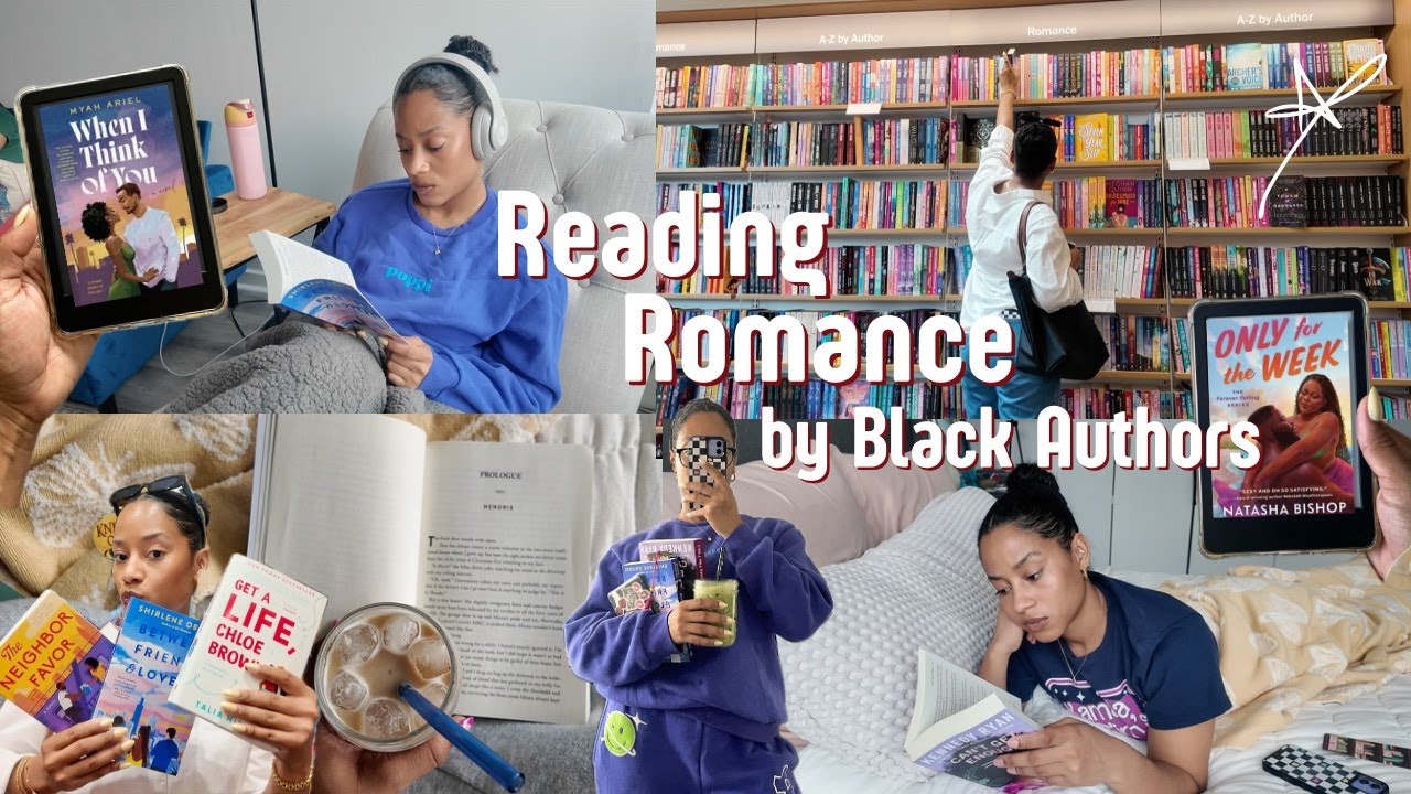 READING VLOG: romance by black authors!📖❤️