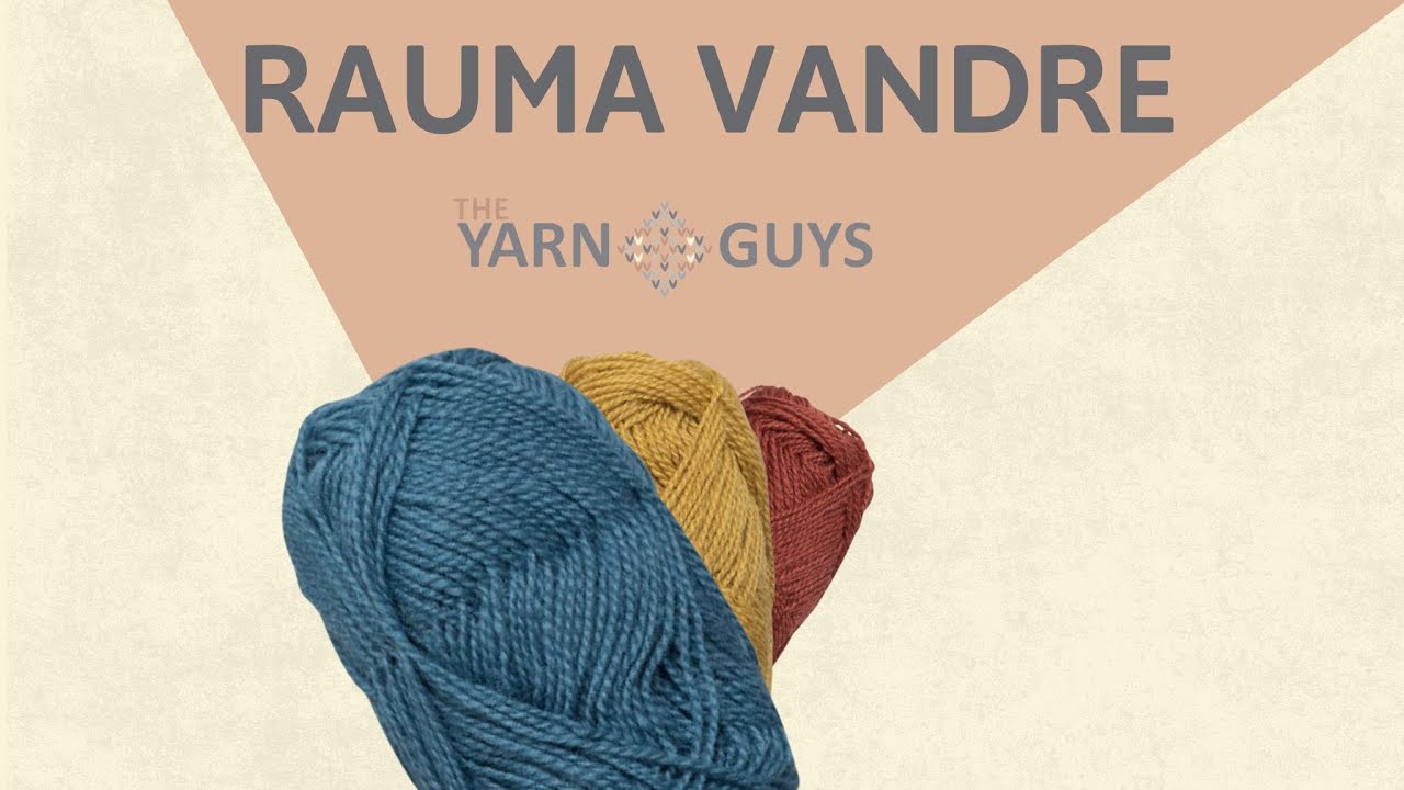 Rauma Vandre: Durable and versatile wool yarn for socks and outdoor wear.