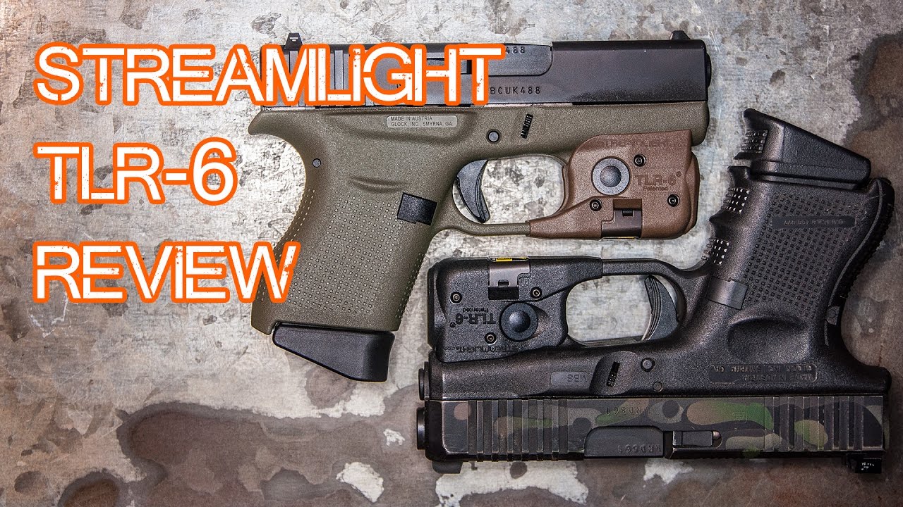 Streamlight TLR-6 Review - Sub Compact Weapon Light (Glock 43, Glock 26, etc)