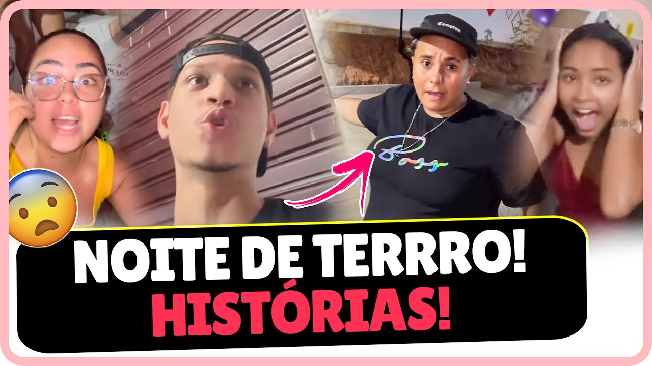LUELVES FICOU ASSUSTADO COM AS HISTORIAS DE TERROR QUE A TURMA CONTOU E OLHA NO QUE DEU😨😨