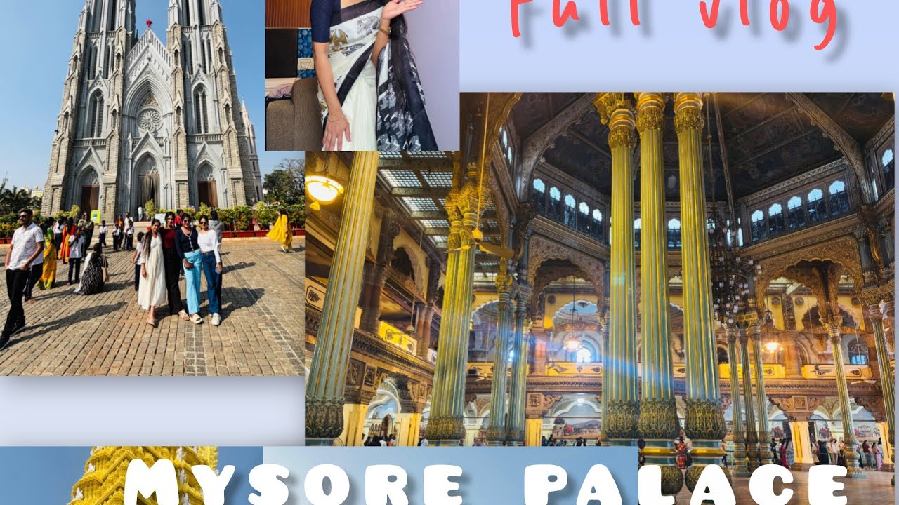 My Frist  long vlog✨️ ||Bangalore to mysore ||how to go #mysore palace 🕍💥🪞##enjoylife #youtubevido