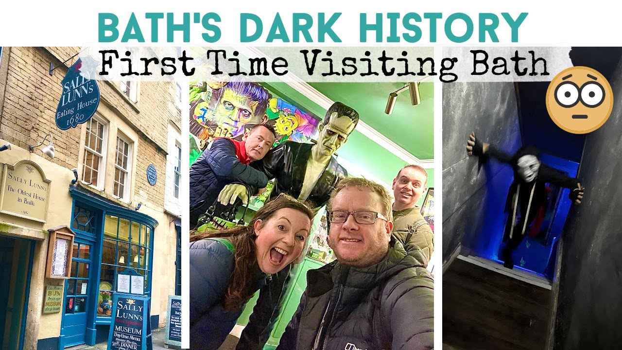 FIRST TIME VISITING BATH |  Lunch In The Oldest House | House Of Frankenstein