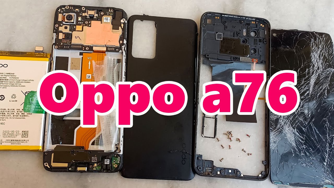 OPPO A76 Disassembly and Assembly . Broken Touch Screen Replacement.