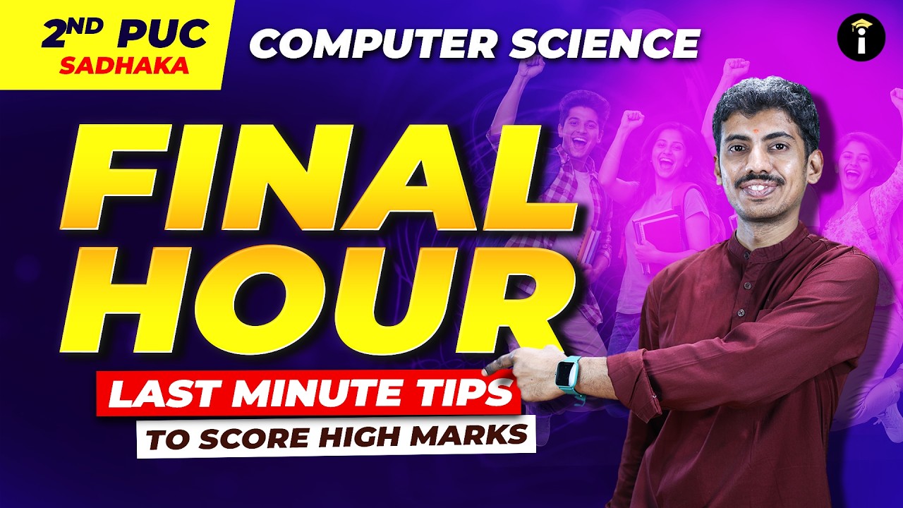 2nd PUC Final Hour Computer Science Revision: Your Last Chance to Revise