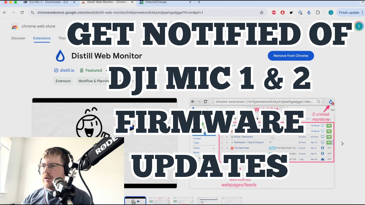 DJI MIC 1 & 2 - How to get notified of firmware updates
