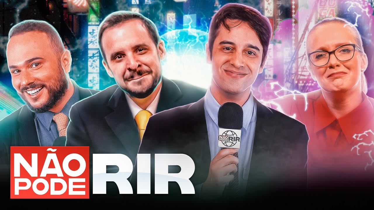 JORNAL NÃO PODE RIR com Ed Gama, Marcos Castro, Luciana D'Aulizio e Rafael Studart