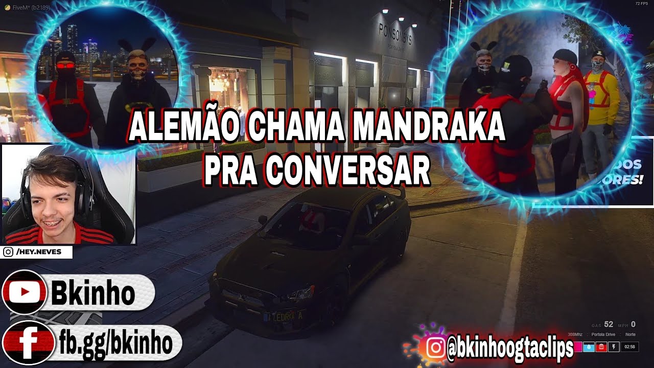 Bkinho CLIPS | ALEMÃO PASSA A VISÃO PRA MANDRAKA PAPO SÉRIO • HYPE MELHOR CIDADE GTA ROLEPLAY