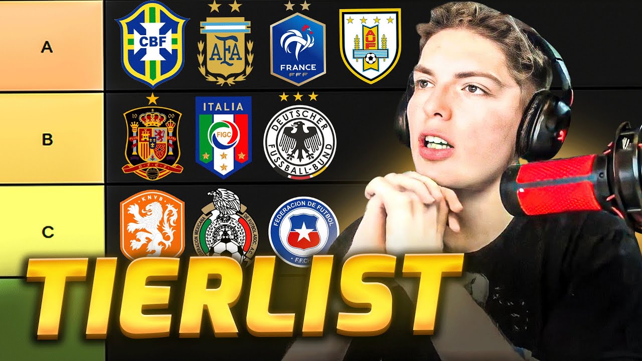 LAS SELECCIONES MAS GRANDES DE LA HISTORIA DEL FUTBOL! TIERLIST