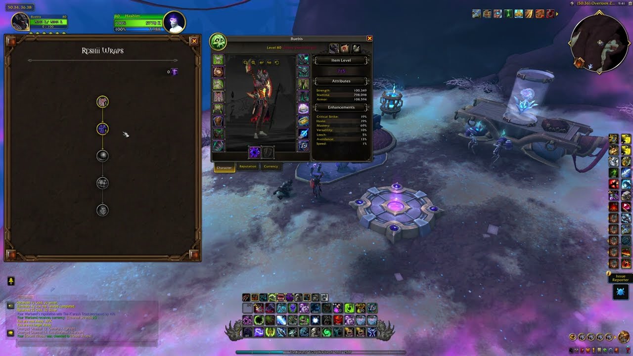 Where to upgrade Reshii Wraps, WoW TWW Patch 11.2.0