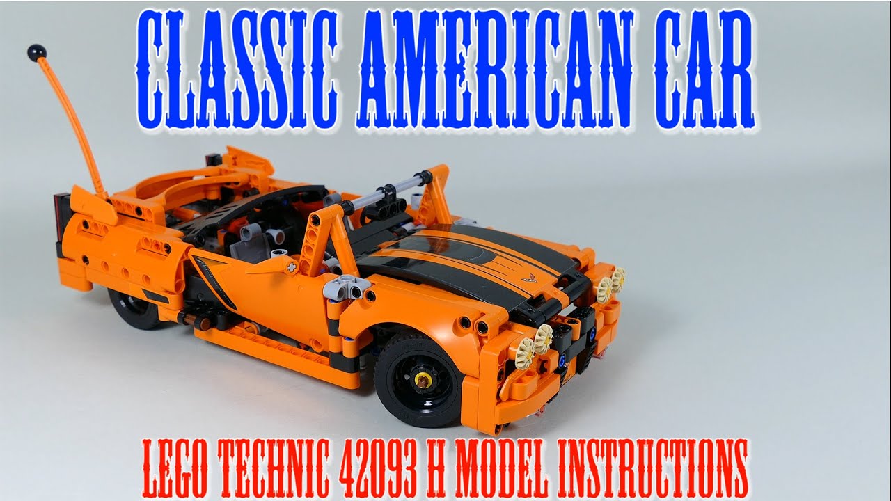 Classic American Car Instructions - LEGO Technic 42093 H Model / Alternate Build
