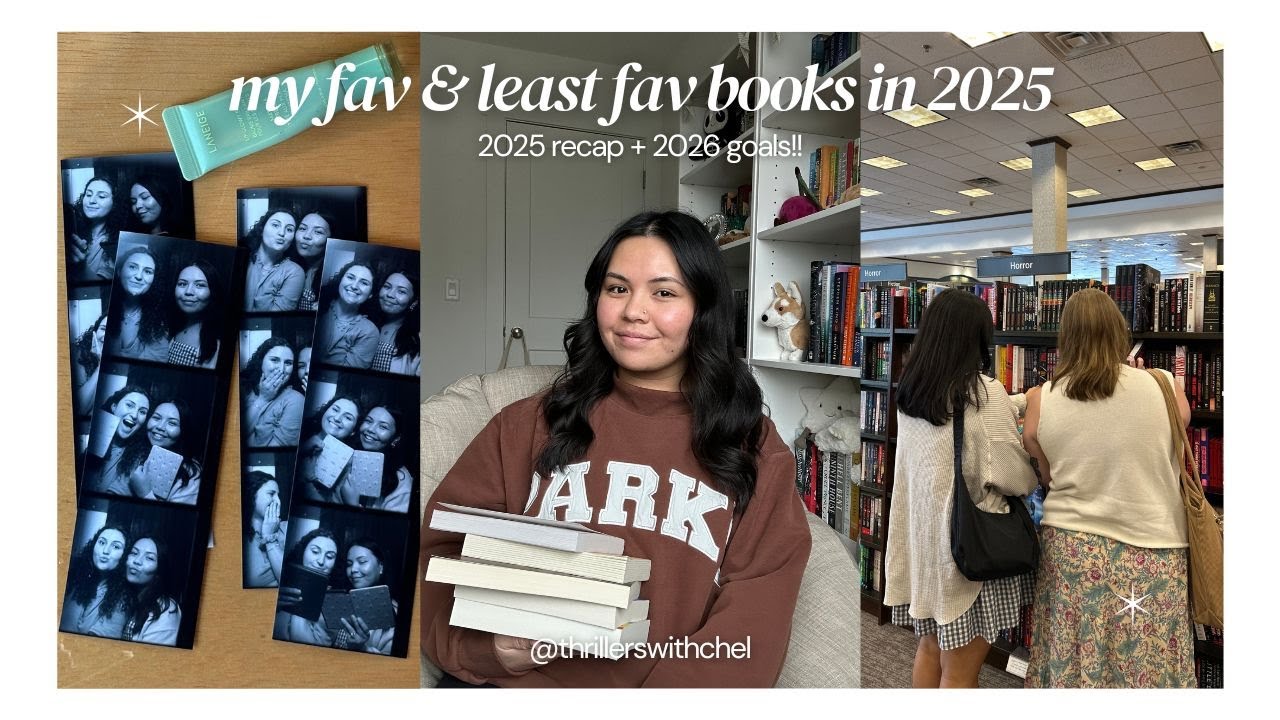 my favorite/least fav books in 2025!! ★