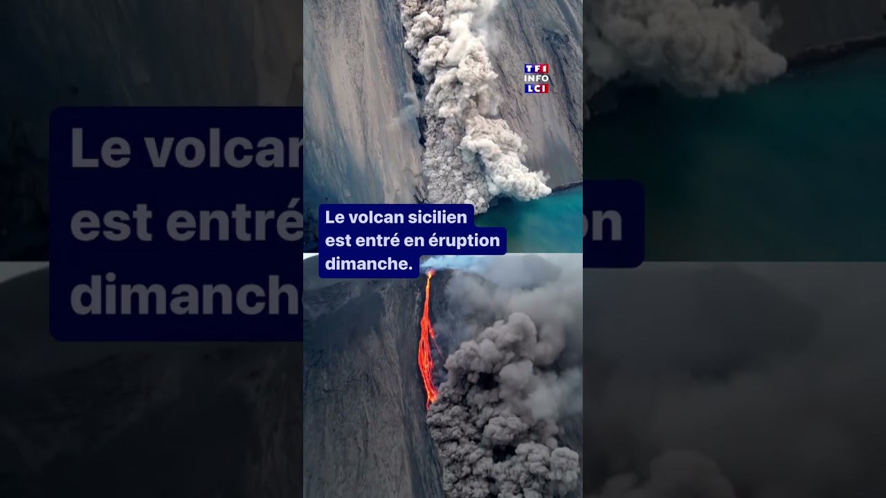 Italie : le volcan de Stromboli est entr&eacute; en &eacute;ruption