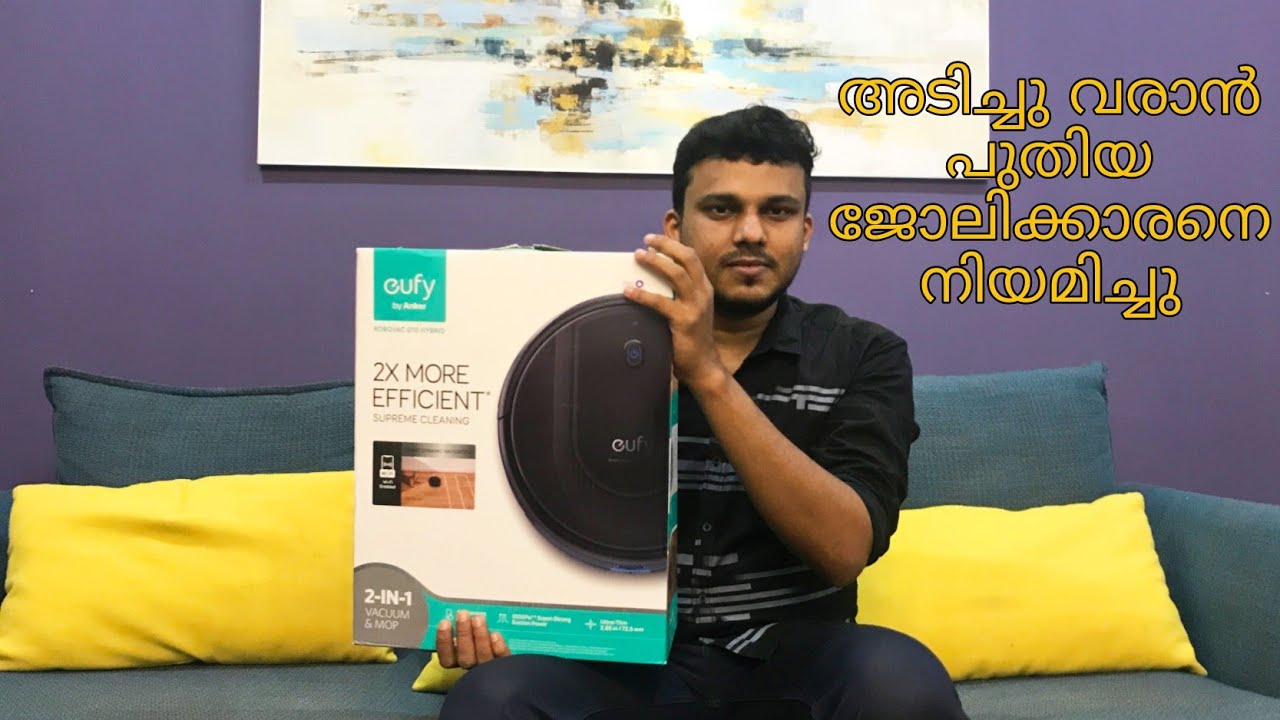 Robot vacuum cleaner | Eufy Robovac G10 hybrid | Malayalam unboxing video