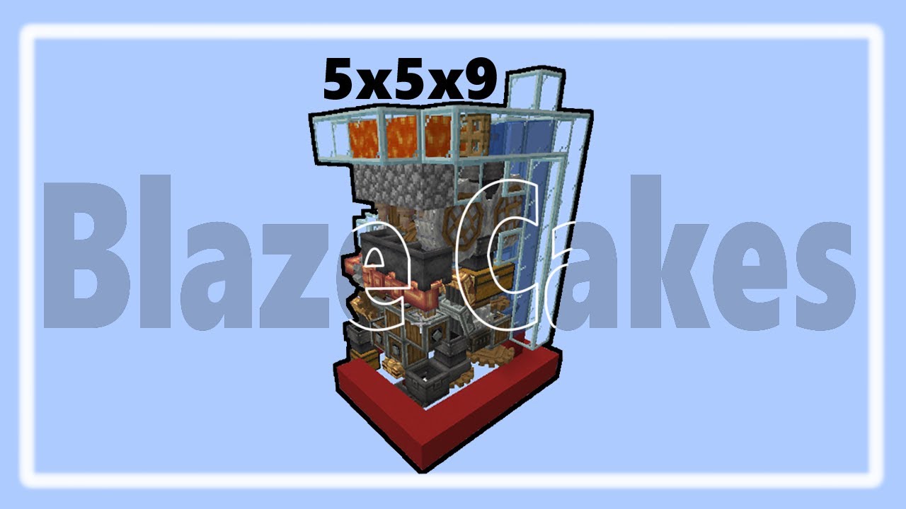 This farm somehow makes blaze cakes... | Minecraft Create Mod
