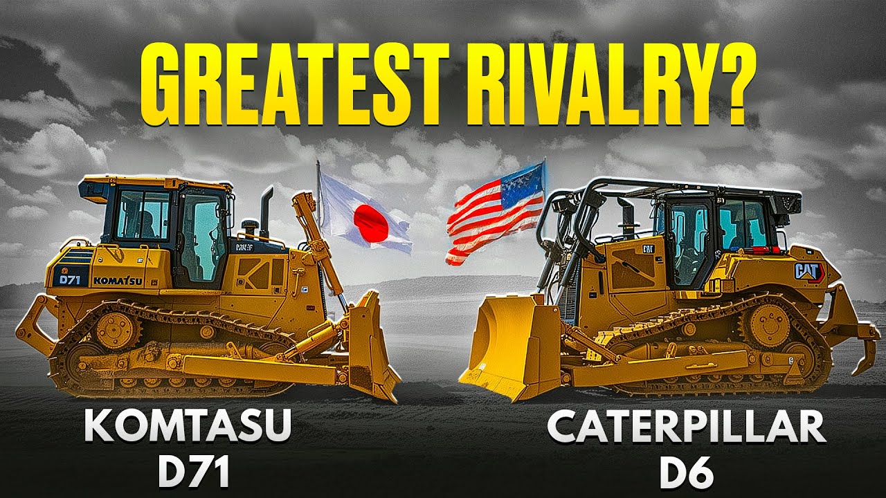 The Middle Weight Bulldozer Battle: Cat D6 vs Komatsu D71