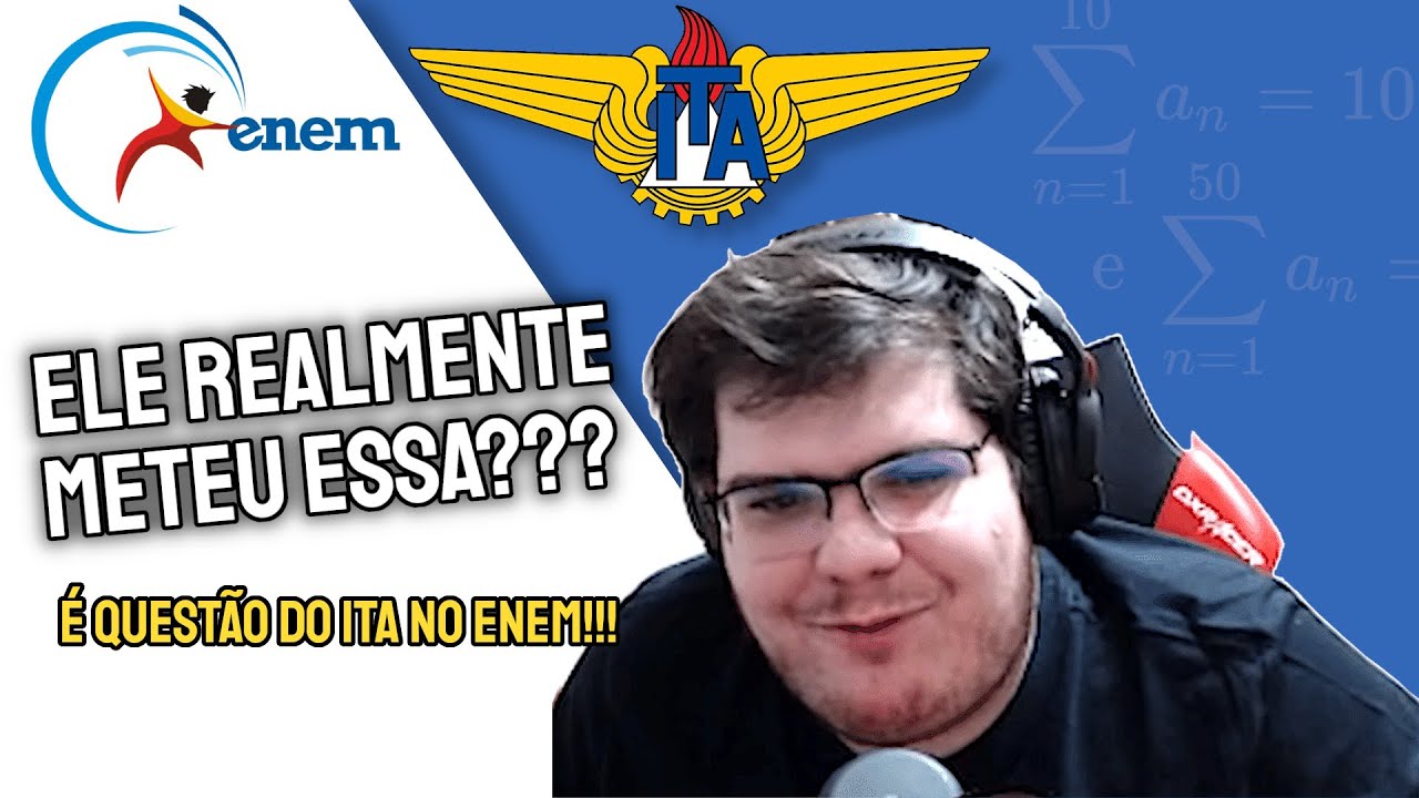 QUESTÃO DE MATEMÁTICA DO ITA que poderia CAIR NO ENEM