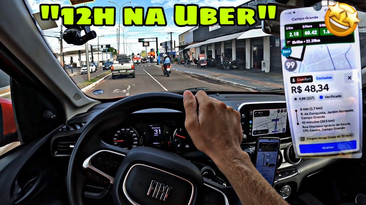 Fiz 22 Corridas na Uber em 1 Dia: Veja Quanto Sobrou de Lucro no Bolso