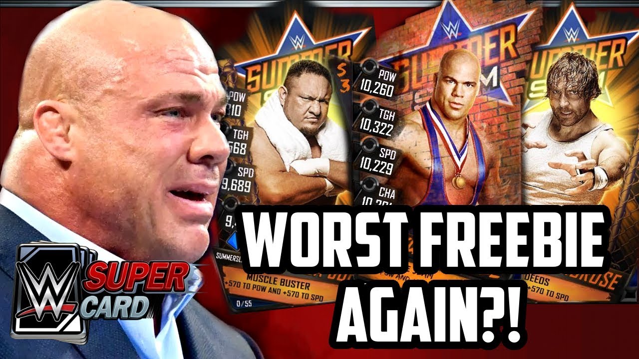 WWE SUPERCARD SUMMERSLAM 17 FREEBIE!!!