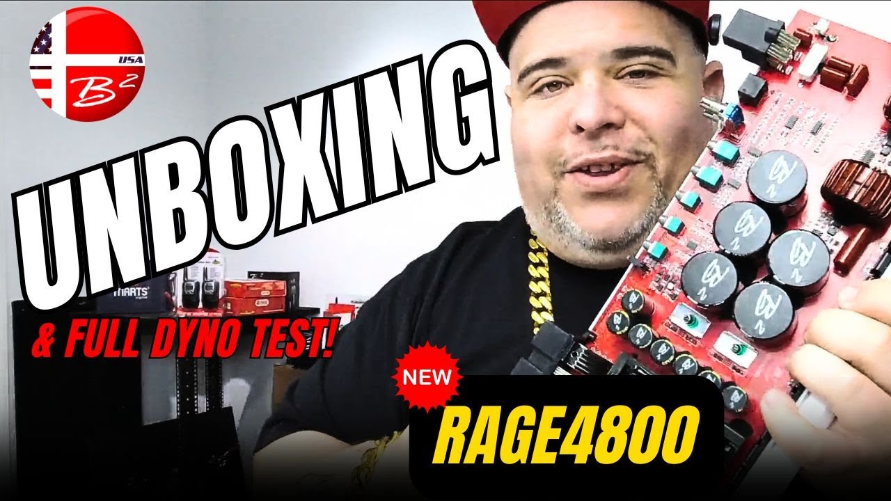 Unlocking the Full Potential of the B2 Audio RAGE4800! Unboxing & Full Dyno!