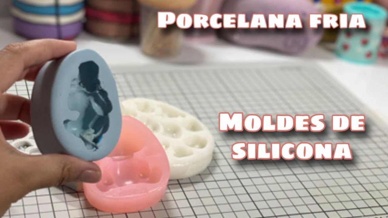 COMO USAR MOLDES DE SILICONA CON PORCELANA FRIA. USO, CUIDADO Y TIPOS DE MOLDES DE SILICONA