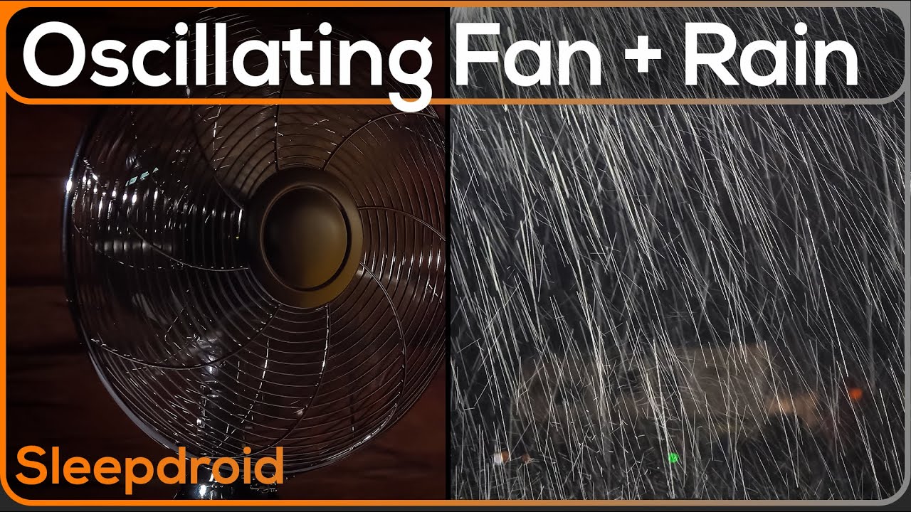 ► Oscillating Fan Noise and Rain Sounds for Sleeping: High Speed Fan