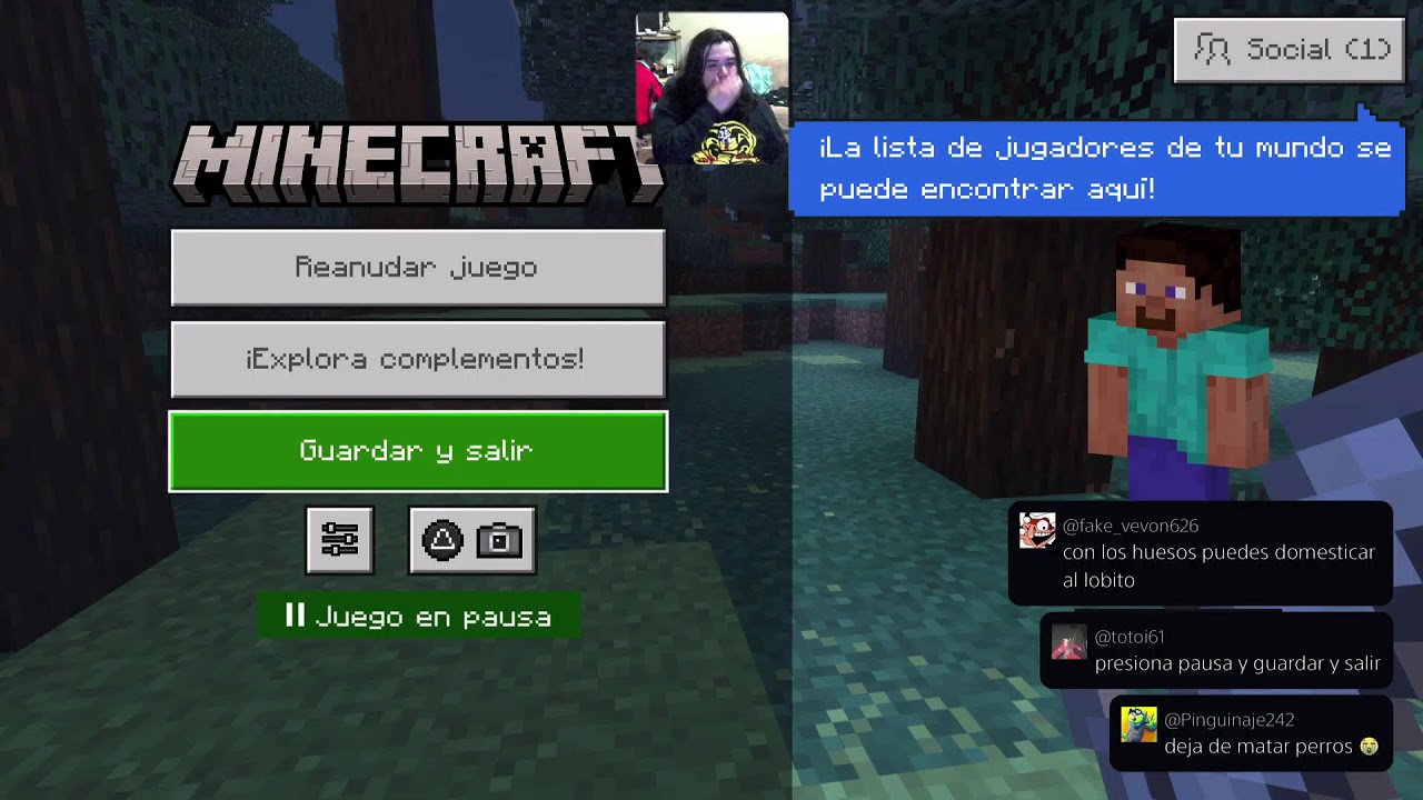 Primera vez jugando Minecraft del Aerrevicious