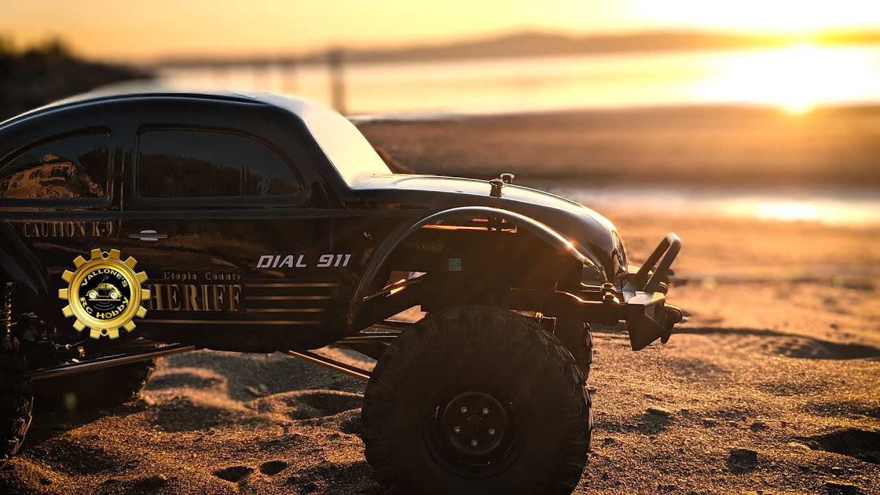 HSP VW Beetle Off Road ROCK CRAWLER - 1:10 Beach POLICE Patrol BuG