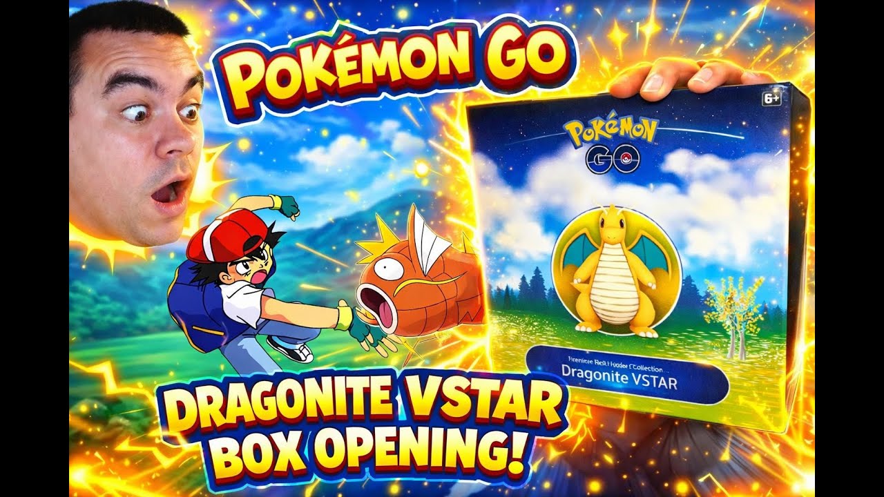 Pokemon Go Dragonite VSTAR unboxing
