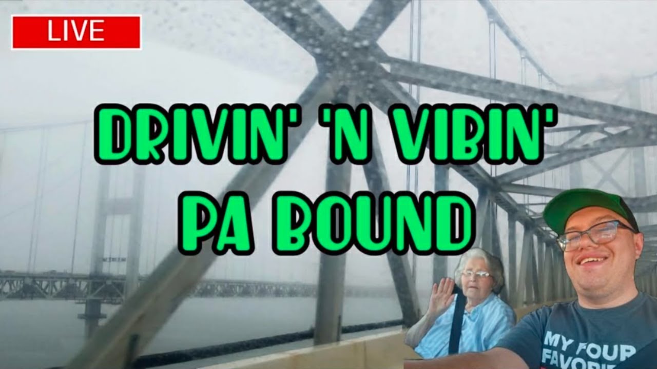 🔴STORM CHASERS LIVE🔴Drivin' n' Vibin' Home to PA from Ocean City, MD after OBX Blizzard Chase!