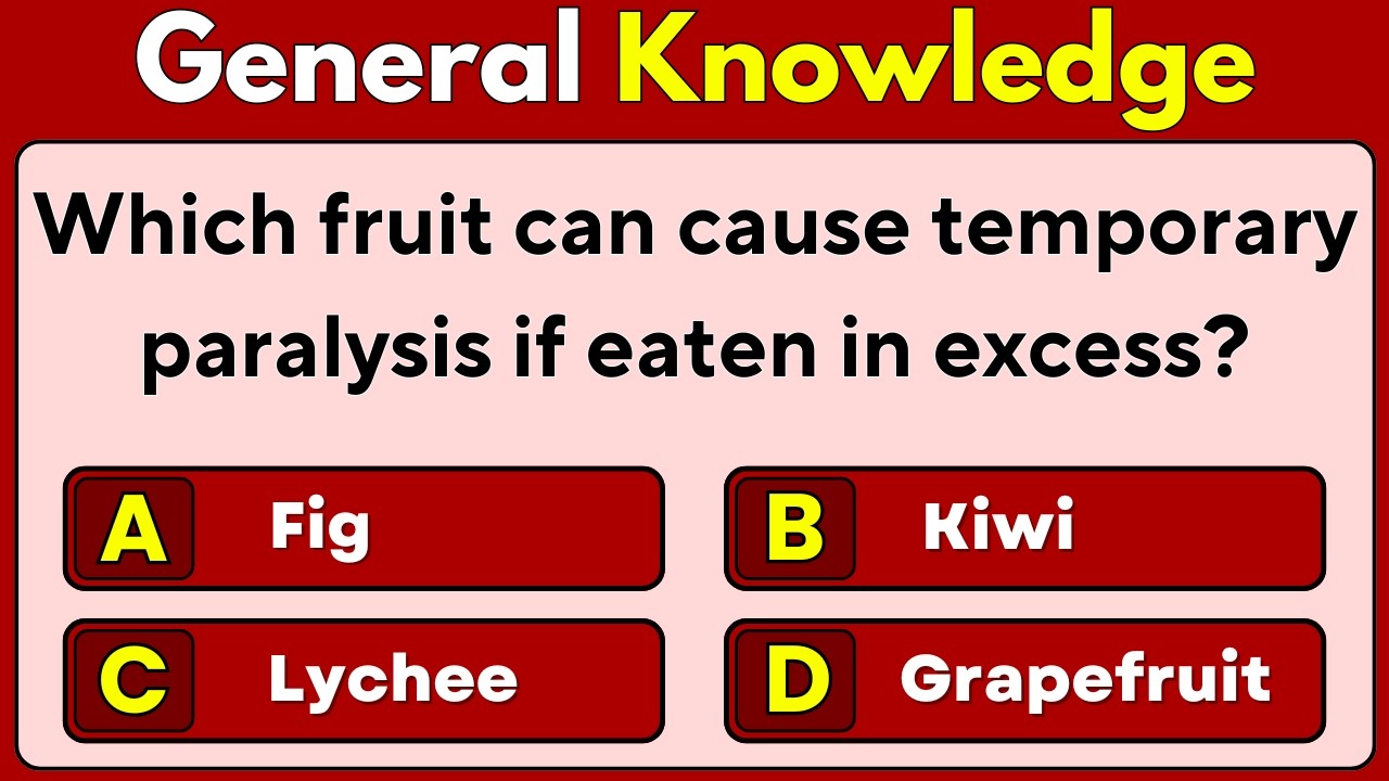 GK Trivia Challenge | Fun & Educational Quiz | General Knowledge Quiz | GK Facts | Trivia Quiz | GK