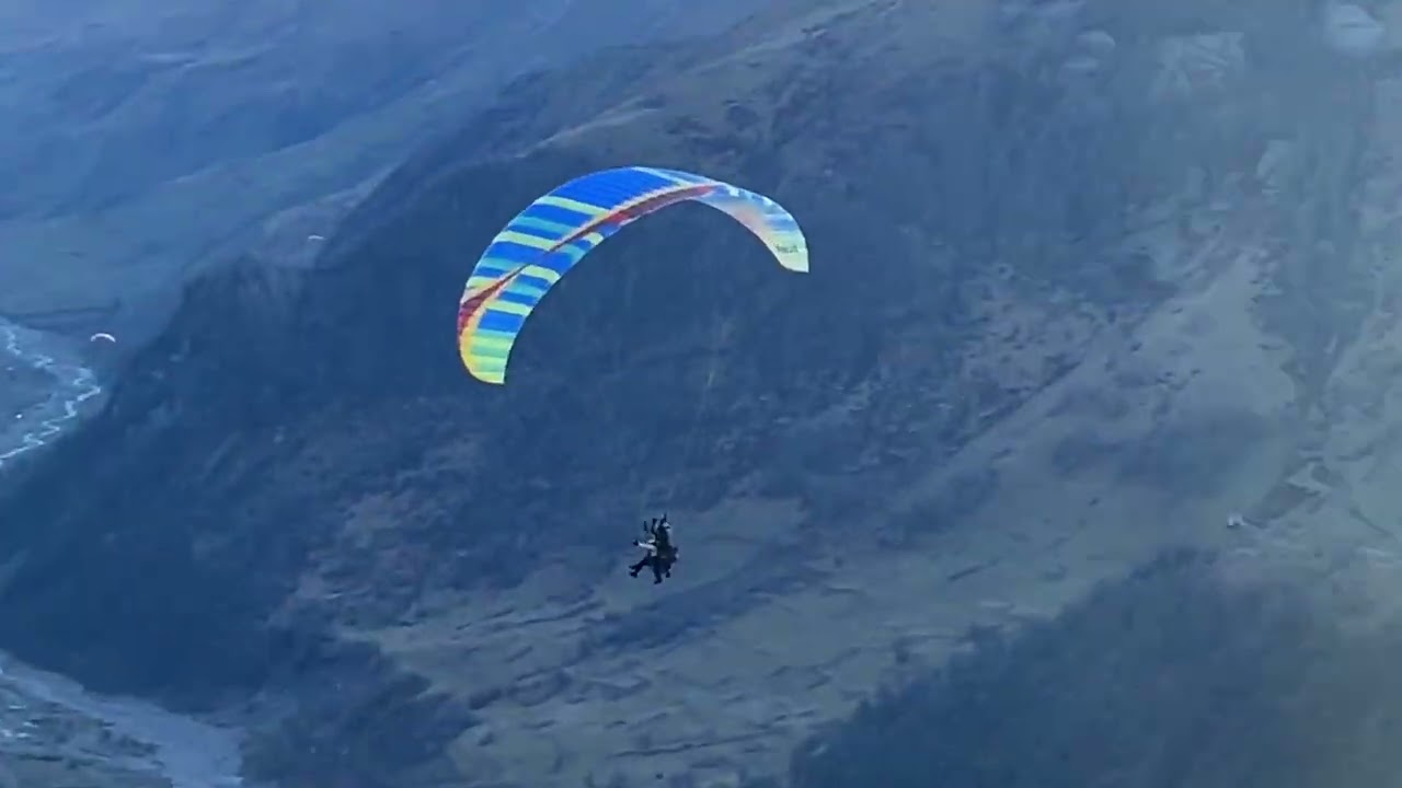 First Paragliding experience in Georgia 
