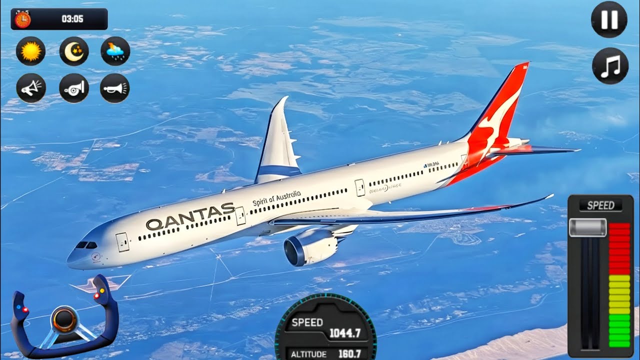 Most Realistic Flight Simulator Ever! | Qantas 787 Dreamliner Flying - Android Gameplay 