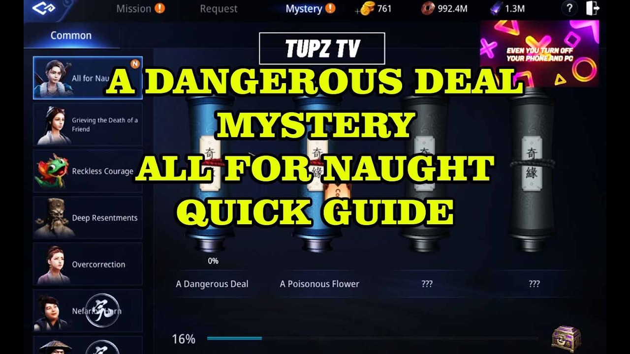 MIR 4 - A DANGEROUS DEAL | 2ND SCROLL MYSTERY OF ALL FOR NAUGHT