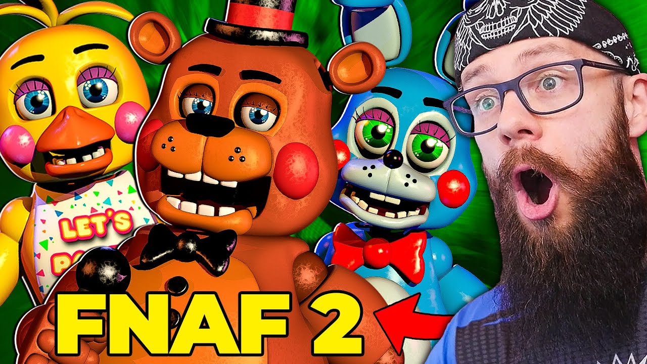 🔥 UDAŁO SIĘ! Ukończyłem *FNAF 2* ( Cała Gra! ) - Poradnik
