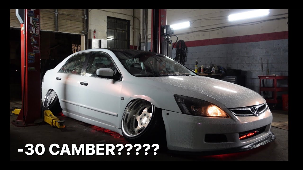 VLOG #12: HOW I GOT -30 DEGREES OF CAMBER ON MY HONDA ACCORD