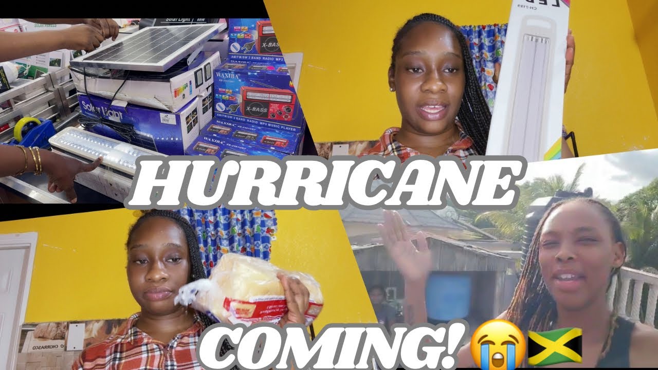 Jamaica on Hurricane Alert! 😭 My Prep Before the Storm Hits 🌪️🇯🇲