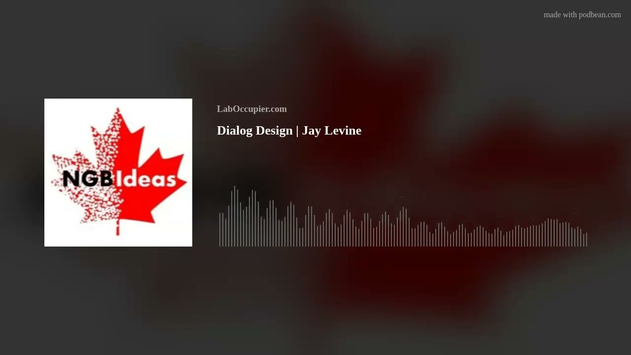 Dialog Design | Jay Levine
