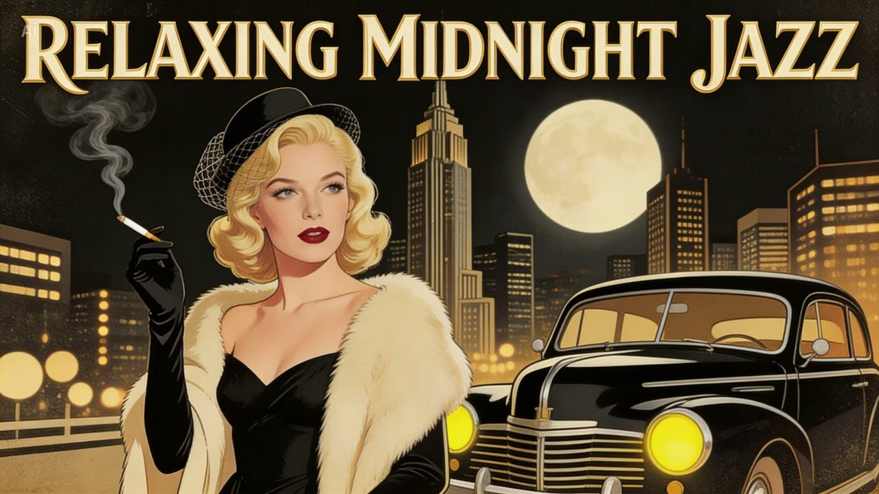 Midnight in the 1940s 🌙 Classic Jazz for Calm Late Nights