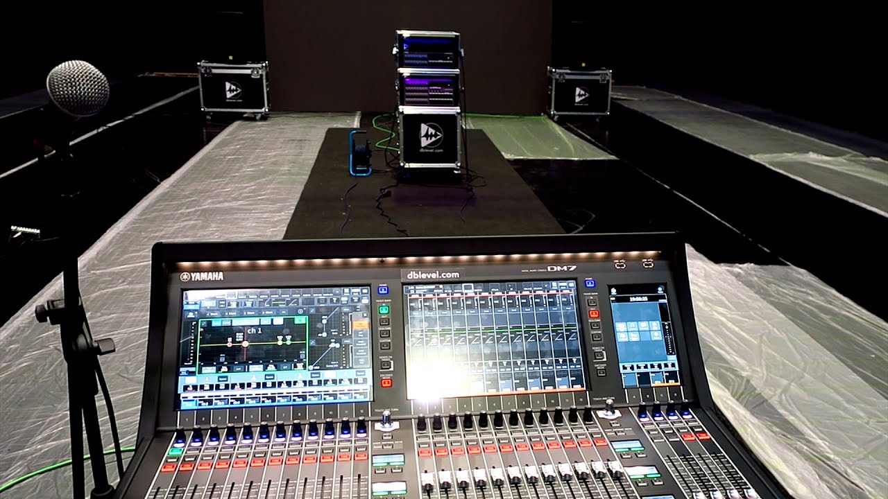 CONSOLA YAMAHA DM7 - 3. CONFIGURACIÓN DE UNA RED DANTE EN DAISY CHAIN CON I/O RACK RIO1608 y RIO3224